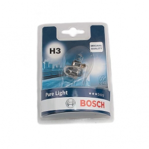 Лампа галогенна BOSCH PURE LIGHT. Артикул: 12v55wpx26d