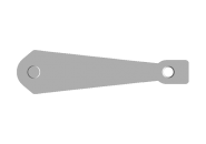 Пластина регулювальна заднього супорта Chery Amulet A11. Артикул: A11-3502017