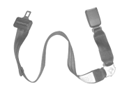 Ремінь безпеки задній середній сірий Chery Amulet A11. Артикул: A11-8212700AL
