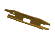 Розпірна планка заднього гальмівного механізму Chery Amulet (A15). Артикул: A11-3502021