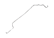 Трубка гальмівна задня ліва Chery Amulet A11. Артикул: A11-3506090BA
