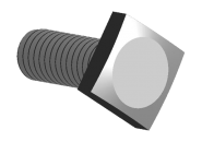 Болт с квадратной шапкой Chery Amulet (A15). Артикул: A11-8401051