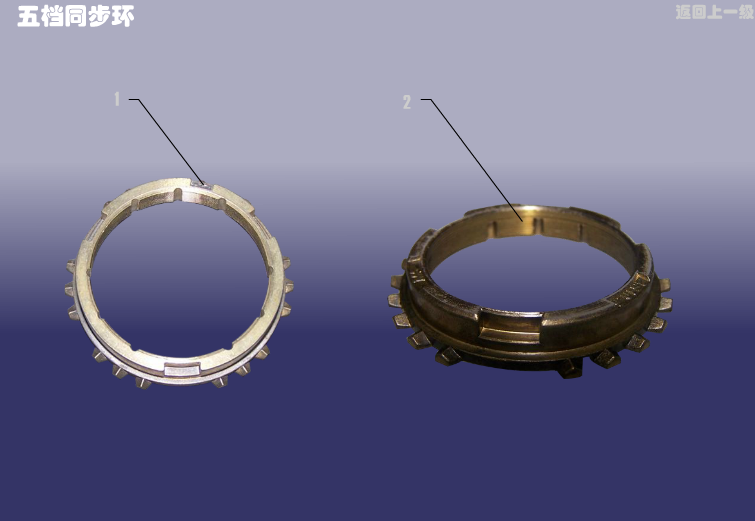 Кольцо синхронизатора 5-й передачи Chery QQ (S11). Артикул: SRZ-5DTBH