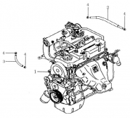 Водяні трубки BYD F3. Артикул: byd-f3-e-24