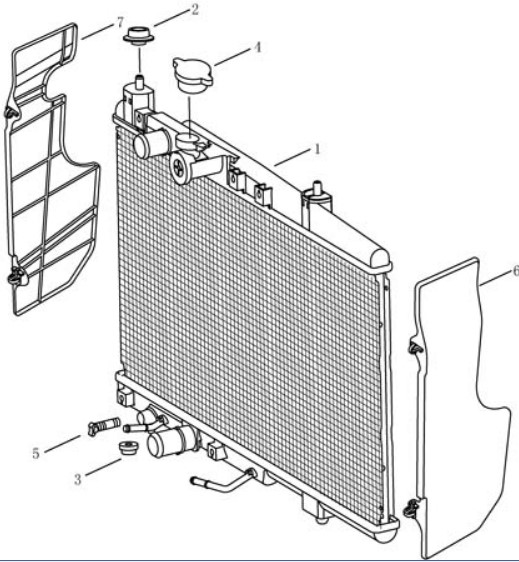 Радиатор [AT] Geely MK (LG-1). Артикул: gmk-280-80-051
