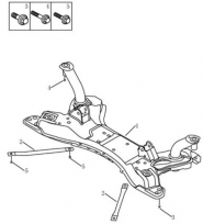 Передний подрамник Geely MK (LG-1). Артикул: gmk-410-10-050