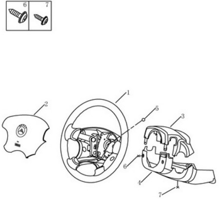 Рулевое колесо Geely MK (LG-1). Артикул: gmk-432-32-050