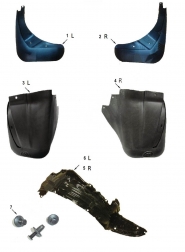 Бризковики і підкрилки Lifan X60. Артикул: lf-520-5-19