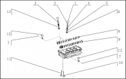 Механизм газораспределения Chery Amulet A11. Артикул: lifan-x60-1-4