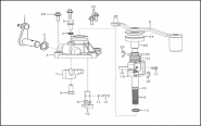 Механізм вибору передач Lifan X60. Артикул: lifan-x60-2-9-1