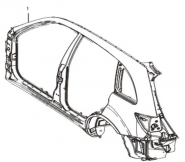 Левая боковина Lifan X60. Артикул: lifan-x60-5-5