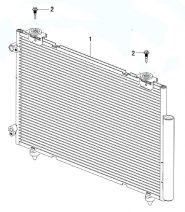 Радиатор кондиционера Lifan X60. Артикул: lifan-x60-7-5