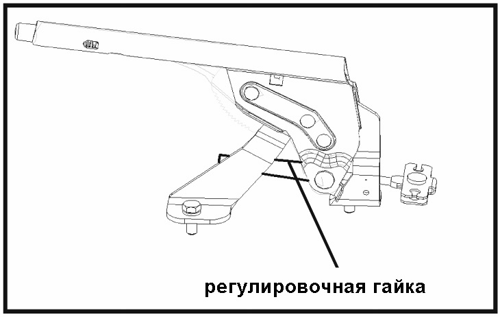 Стояночный тормоз волга