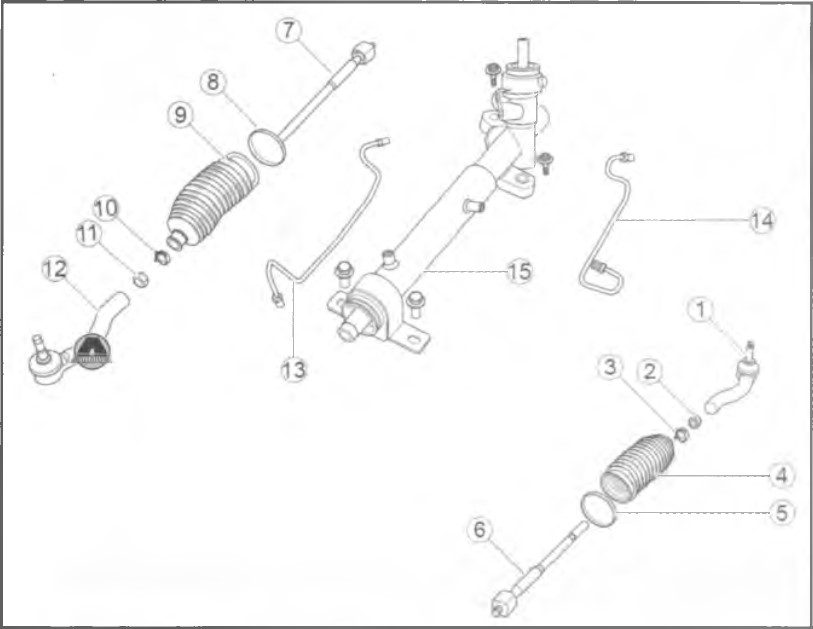Система гидроусилителя рулевого управления и рулевой механизм