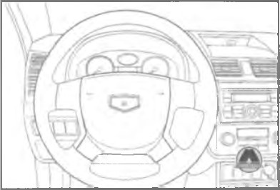 Зняти модуль фронтальної подушки безпеки водія